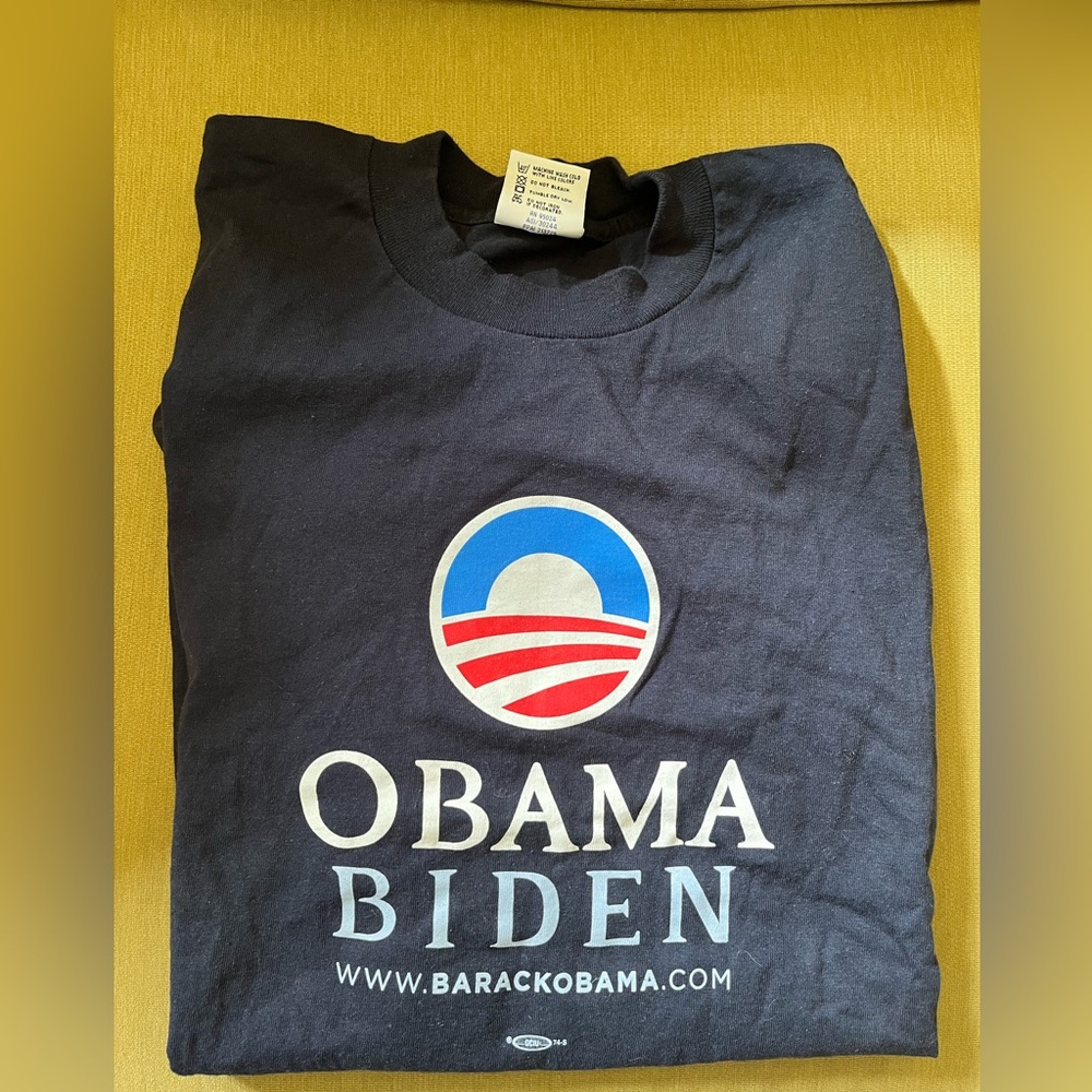 Obama Biden Navy Blue T-Shirt